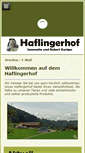 Mobile Screenshot of haflingerhof.ch
